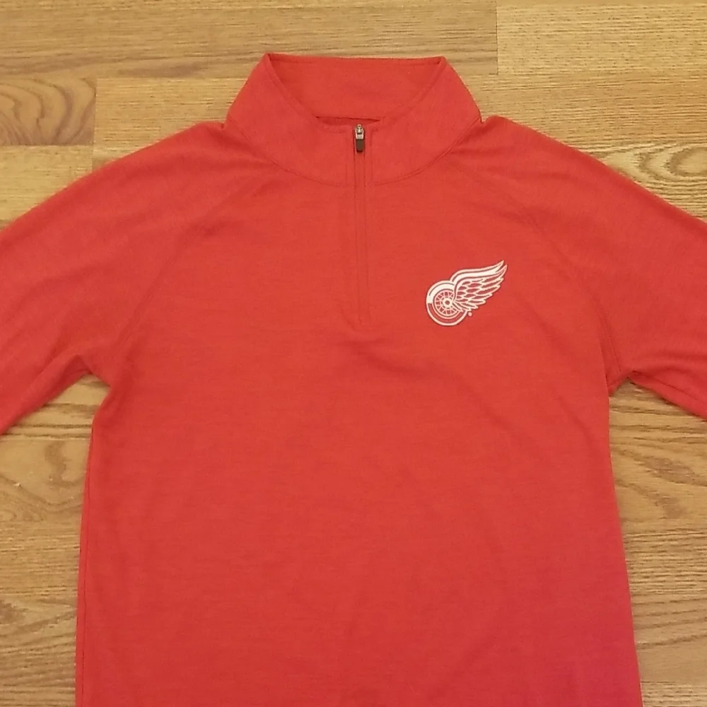 Fanatics Red Wings Long Sleeve Mens Tee - Picture 3 of 10